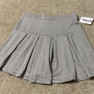 Neutral print skirt